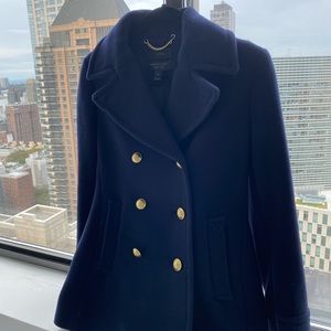 J Crew Majesty Peacoat - Navy
